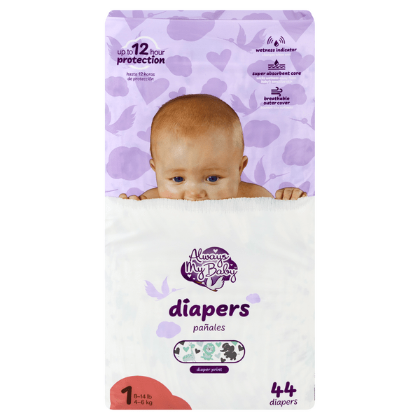 Save on Always My Baby Size 1 Diapers 814 lbs Jumbo Pack Order Online
