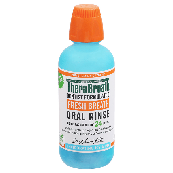 Save on TheraBreath Fresh Breath Oral Rinse Invigorating Icy Mint Order