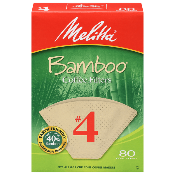Save on Melitta Bamboo Coffee Filters 4 Order Online Delivery Stop