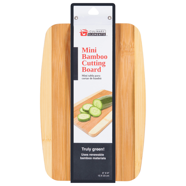 Save on Culinary Elements Mini Bamboo Cutting Board Order Online