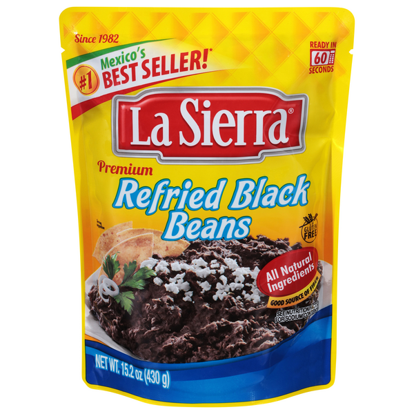Save on La Sierra Premium Refried Black Beans Gluten Free Order Online