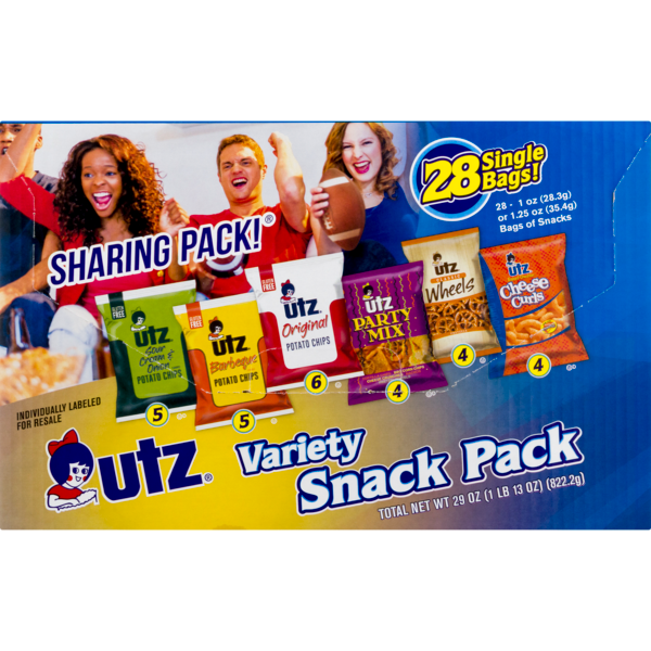 Save on Utz Potato Chips Variety Snack Pack Sharing Pack 28 ct Order
