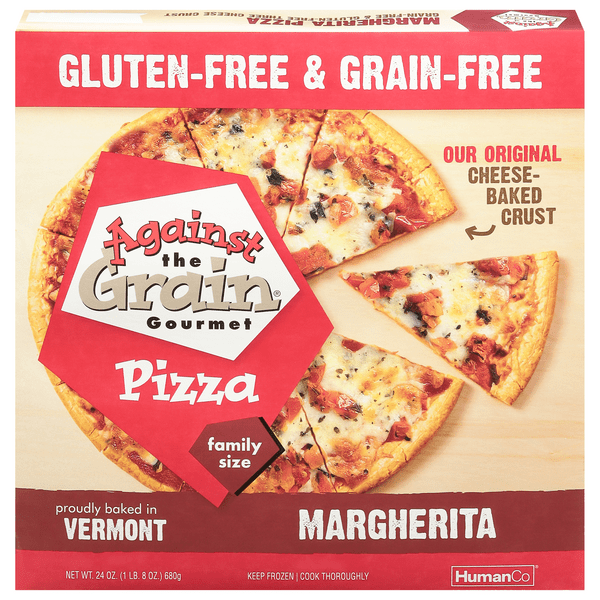 Save on Against The Grain Gluten & Grain Free Margherita Pizza Family