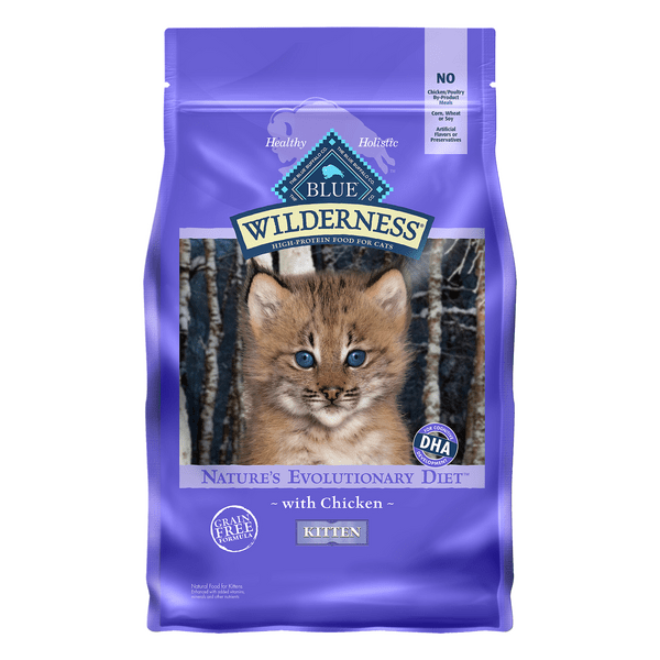 Save on BLUE Wilderness Nature Evolutionary Diet Dry Kitten Food with