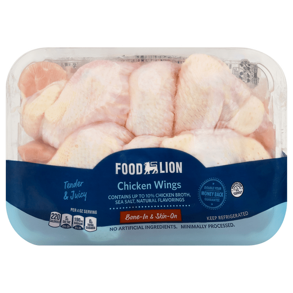 Save on Food Lion Chicken Wings BoneIn & SkinOn Fresh Order Online