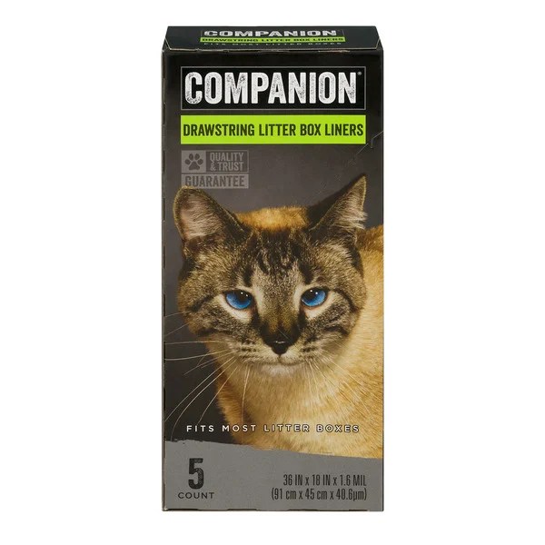 Save on Companion Cat Litter Box Liners Drawstring Order Online