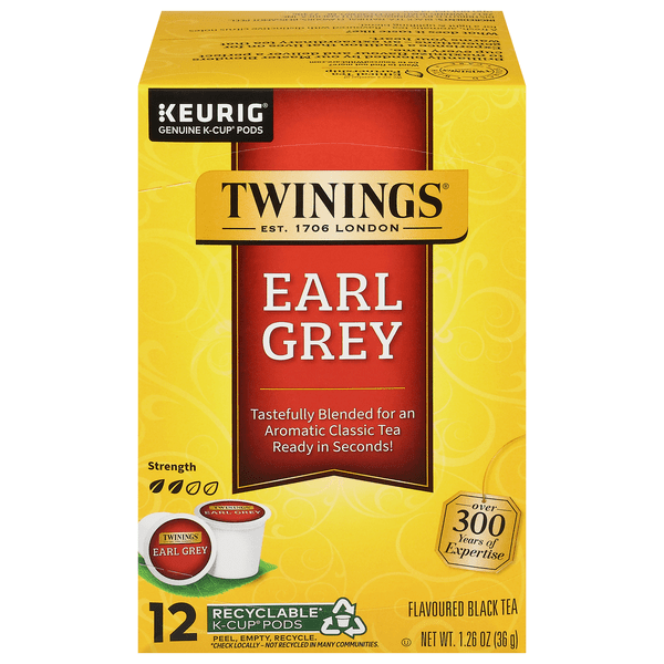 Save on Twinings Earl Grey Black Tea KCup Pods Order Online Delivery