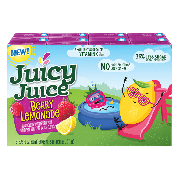 Save on Juicy Juice Beverage Blends Berry Lemonade 8 pk Order Online