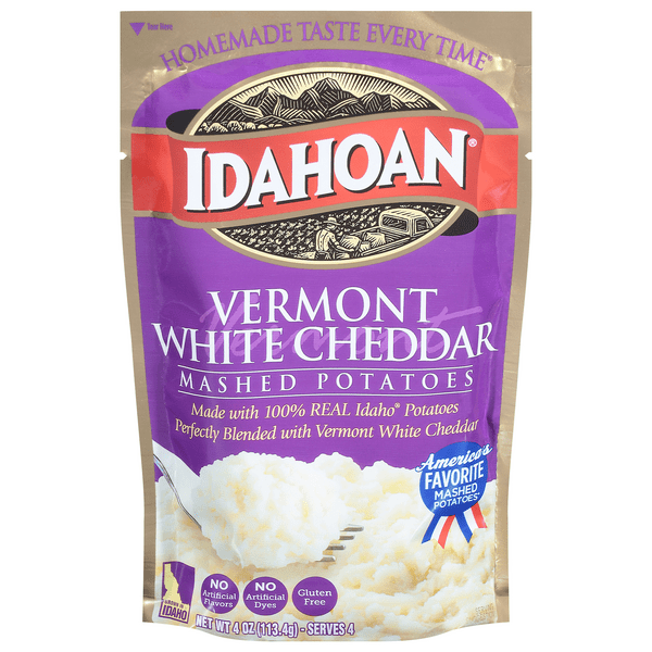 Save on Idahoan Mashed Potatoes Vermont White Cheddar Order Online