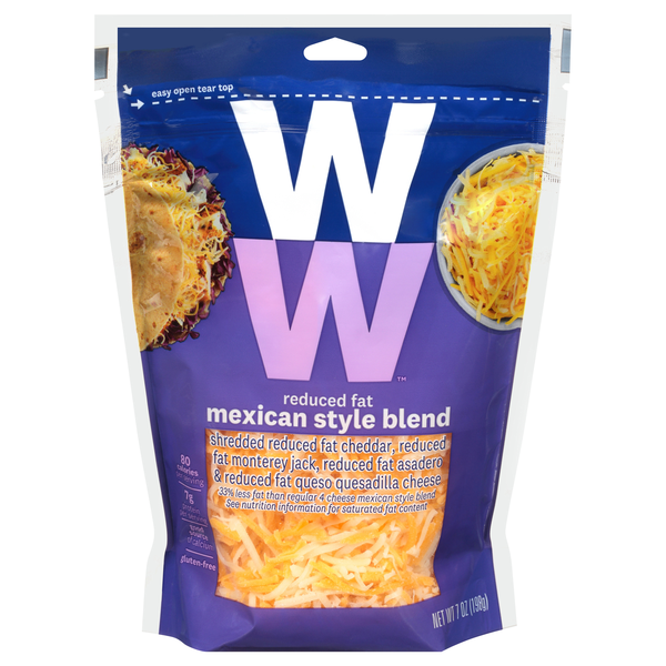 Save on WW (Weight Watchers) Reduced Fat Mexican Style Blend Shredded