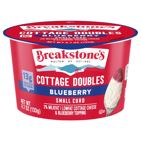 Save on Breakstone's Cottage Doubles 2 Low Fat Blueberry Cottage