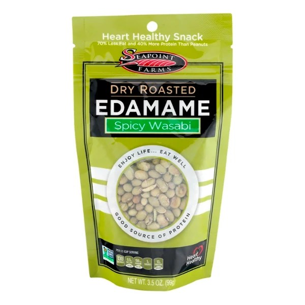 Save on Seapoint Farms Edamame Dry Roasted Spicy Wasabi Natural Order