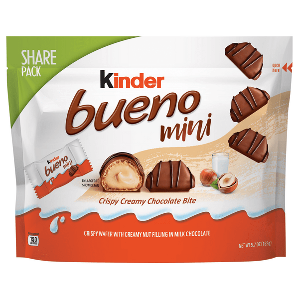 Save on Kinder Bueno Mini Crispy Creamy Chocolate Bite Share Pack Order