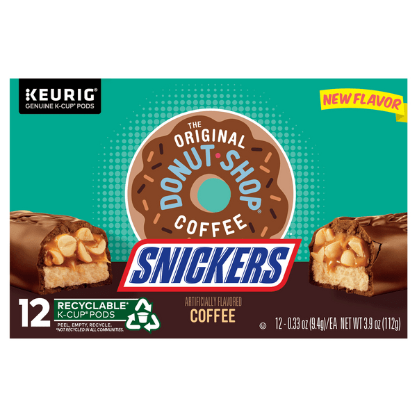 Save on The Original Donut Shop Snickers Coffee KCups Order Online