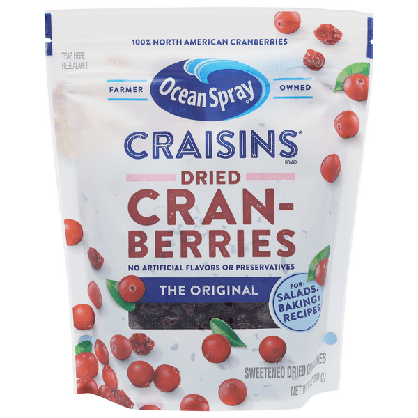 Save on Ocean Spray Craisins Dried Cranberries Original Order Online