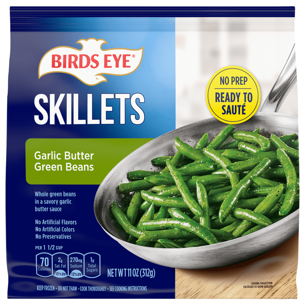 Save on Birds Eye Skillets Garlic Butter Green Beans Frozen Order