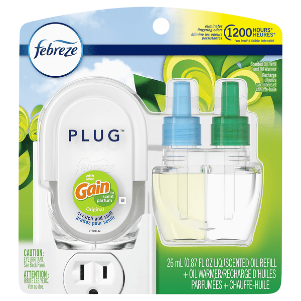 Save on Febreze Plug Gain Original Scented Oil Warmer & Refill Order
