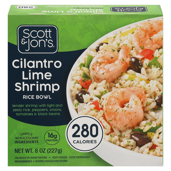 Save on Scott & Jons Cilantro Lime Shrimp Rice Bowl Order Online