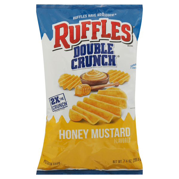 Save on Ruffles Double Crunch Honey Mustard Potato Chips Order Online