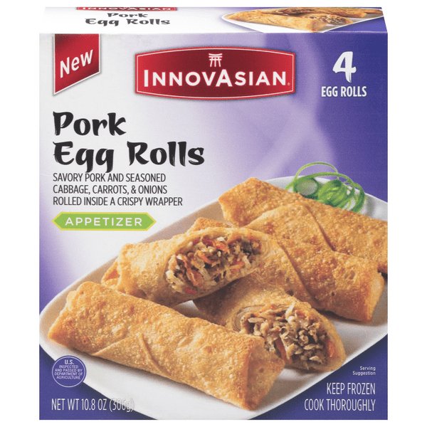 Save on InnovAsian Egg Rolls Pork 4 ct Order Online Delivery MARTIN'S