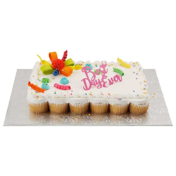 Food Lion Bakery Cake Yellow Vanilla Whipped 1/4 Sheet, 50 OFF