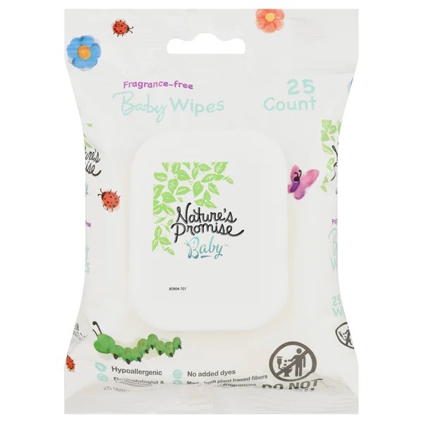 Save on Nature's Promise Baby Wipes Hypoallergenic (Travel Size) Order