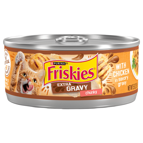 Save on Friskies Extra Gravy Chunky with Chicken in Gravy Adult Wet Cat