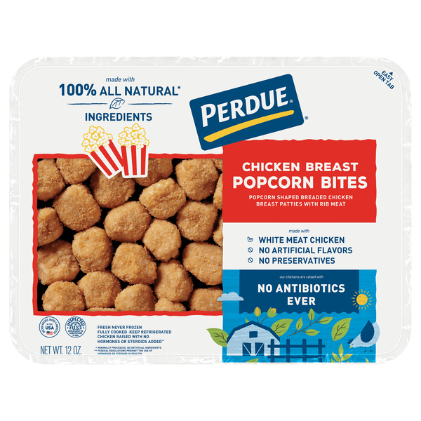 Save on Perdue Natural Breaded Chicken Breast Popcorn Bites Fresh Order Online Delivery MARTIN'S