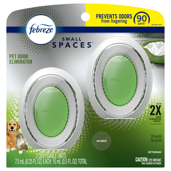 Febreze SMALL SPACES Pet Odor Eliminator Air Freshener,.