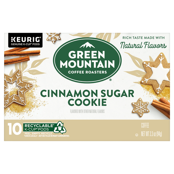 Save on Green Mountain Cinnamon Sugar Cookie Coffee KCup Pods Order