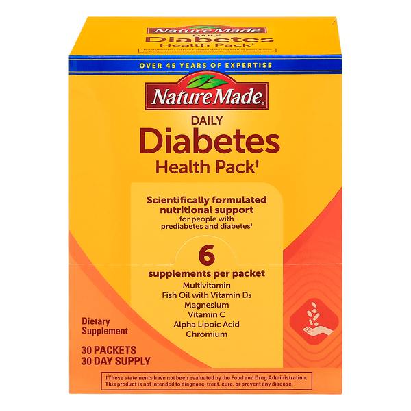 Save on Nature Made Daily Diabetic Health Pack Dietary Supplement Order