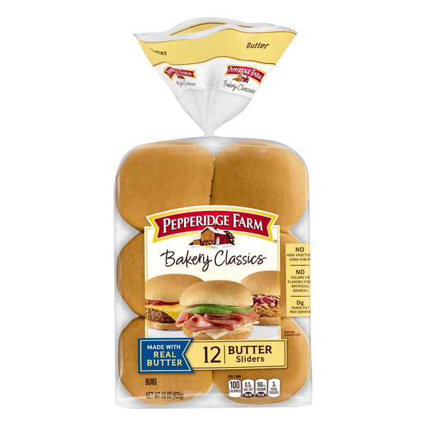 Save on Pepperidge Farm Bakery Classics Sliders Buns Butter 12 ct Order Online Delivery Food