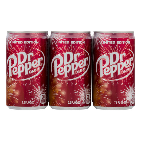 Save on Dr Pepper Mini Cans 6 pk Order Online Delivery Giant