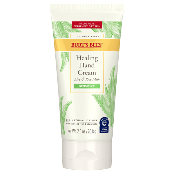 Save on Burt's Bees Ultimate Care Healing Hand Cream Aloe & Rice Milk
