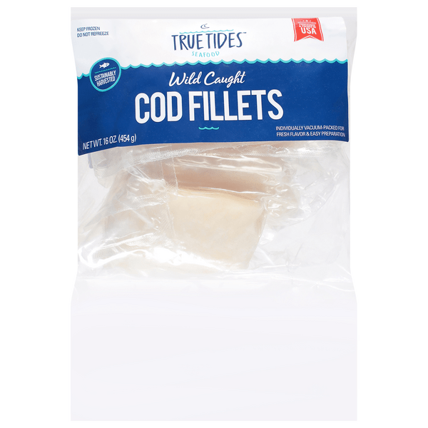 Save on True Tides Seafood Cod Fillets Wild Caught Frozen Order Online