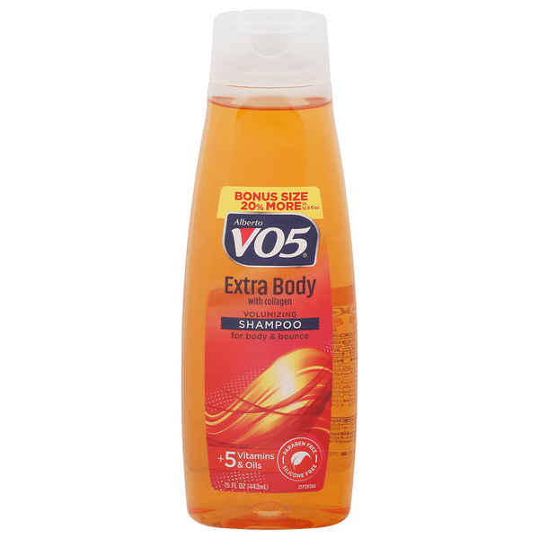 Save on Alberto VO5 Extra Body with Collagen Volumizing Shampoo Order