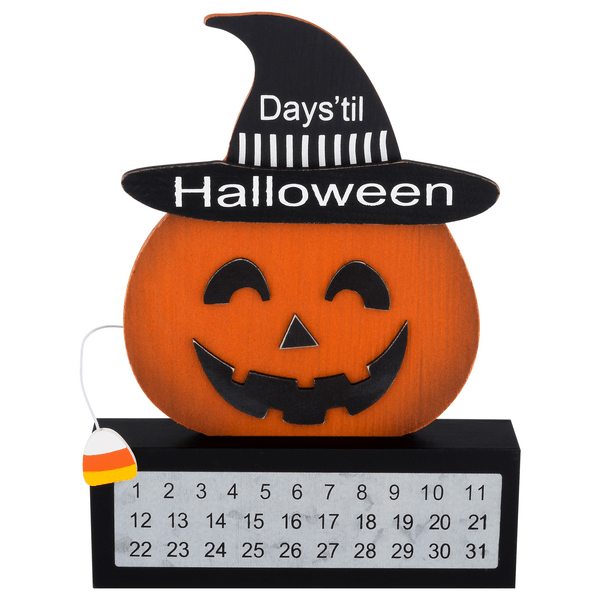 Save on Smart Living Halloween Decor Metal Countdown Pumpkin Order
