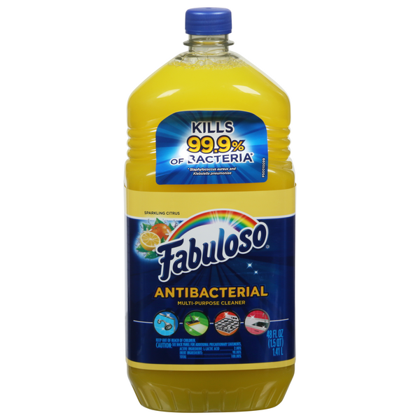 Save on Fabuloso Antibacterial MultiPurpose Cleaner Sparkling Citrus