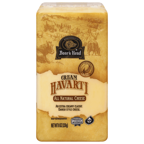 Save on Boar's Head Cream Havarti Cheese Chunk Order Online Delivery