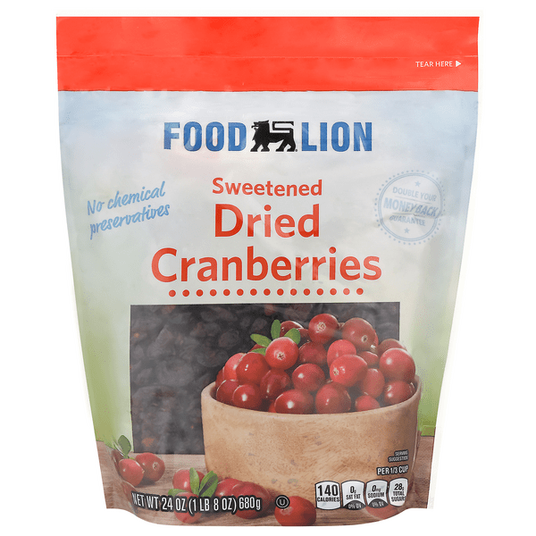 Save on Food Lion Dried Cranberries Sweetened Order Online Delivery