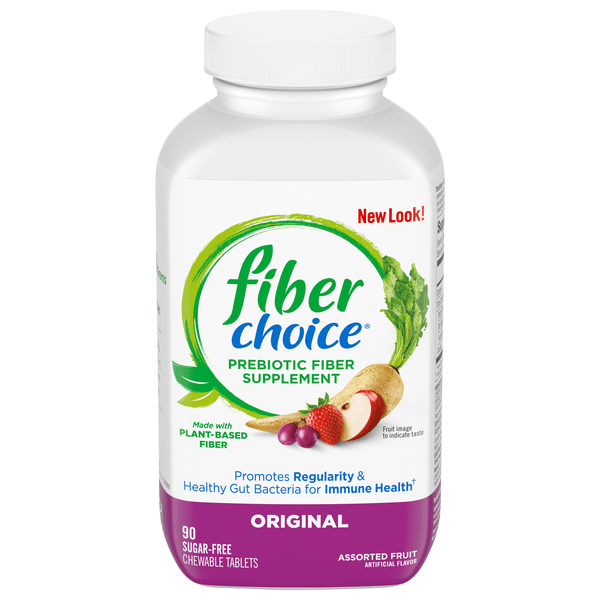 Save on Fiber Choice Prebiotic Fiber Original Chewable Tablets Assorted