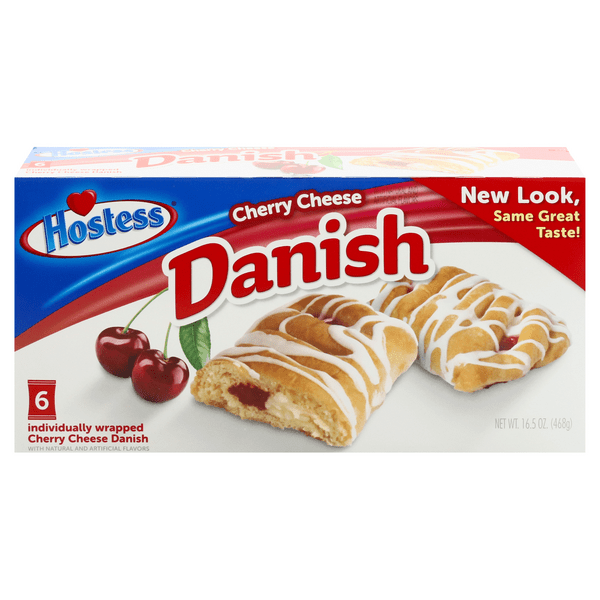 Save on Hostess Cherry Cheese Danish Pastries 6 ct Order Online