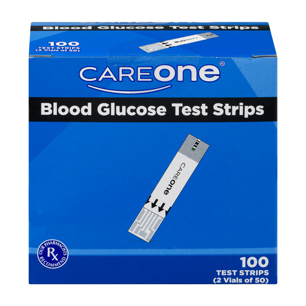 Save on CareOne Blood Glucose Test Strips Order Online Delivery MARTIN'S
