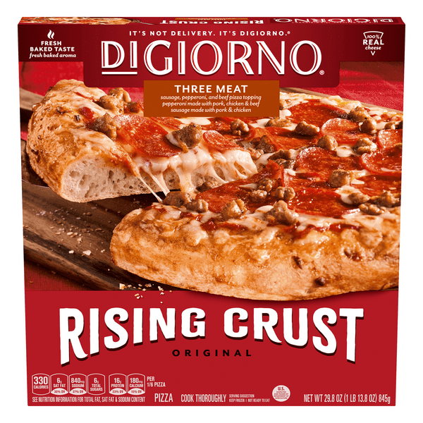 Save on DiGiorno Rising Crust Pizza Three Meat Original Order Online