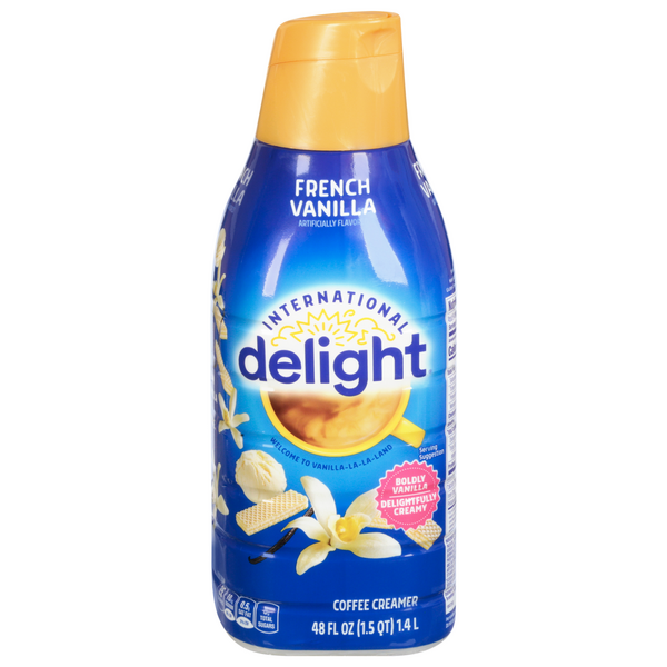 Save on International Delight Coffee Creamer French Vanilla