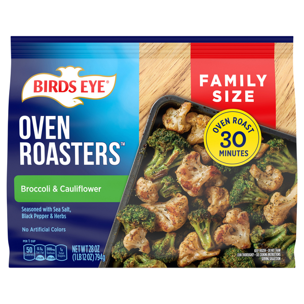 Save on Birds Eye Oven Roasters Broccoli & Cauliflower Family Size Order Online Delivery Giant