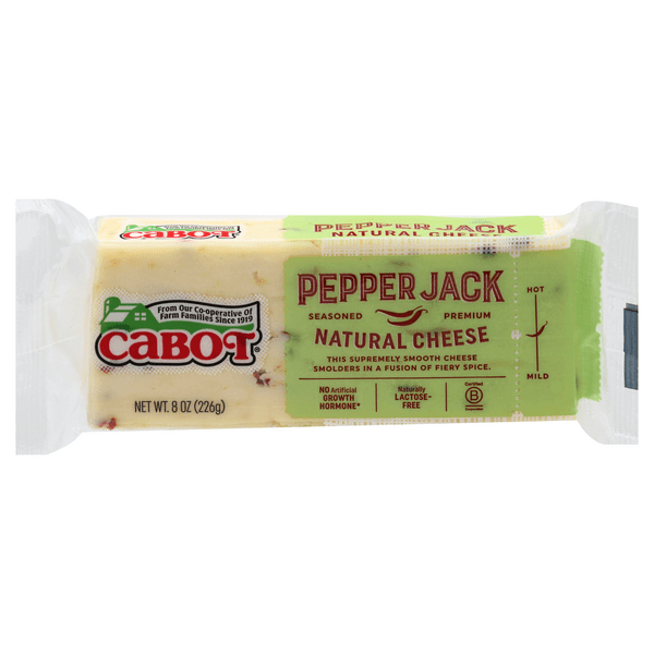 Save on Cabot Premium Pepper Jack Cheese Chunk Natural Order Online