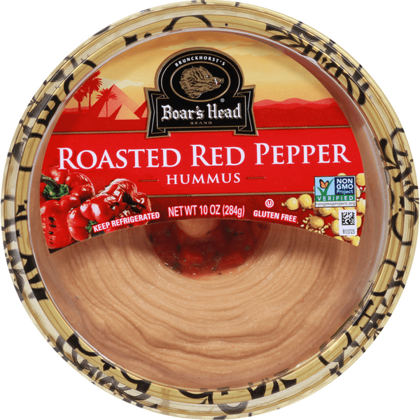Save on Boar's Head Hummus Roasted Red Pepper Gluten Free Order Online