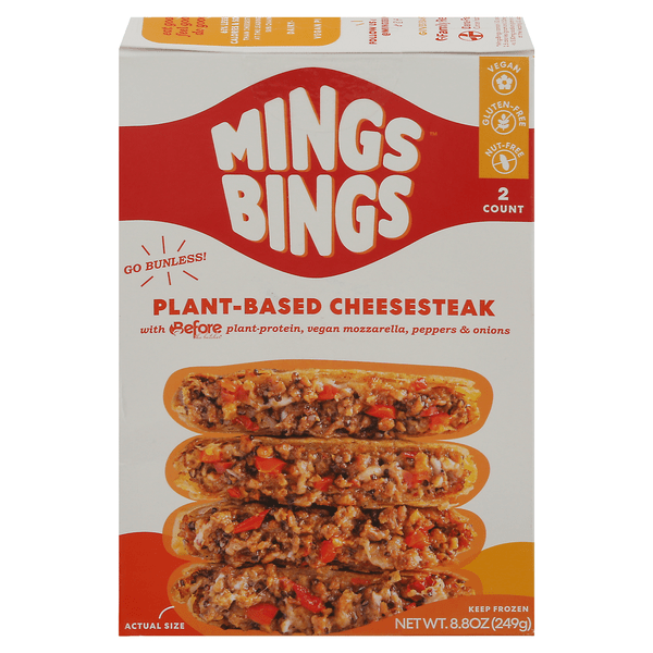 Save on Mings Bings PlantBased Cheesesteak 2 ct Order Online