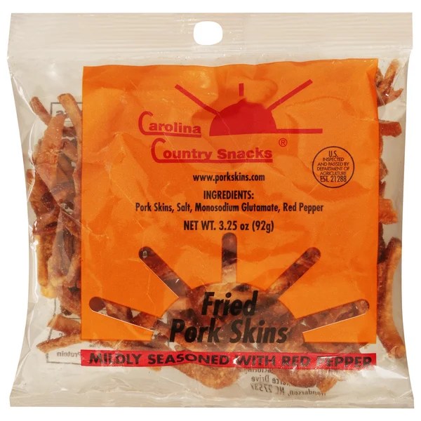 Save on Carolina Country Snacks Fried Pork Skins Seasoned with Red
